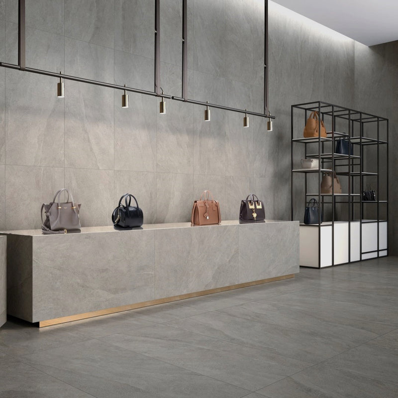 Load image into Gallery viewer, Arcadia Sterling - Grey Porcelain Paving Tiles - 1000 x 500 x 20mm