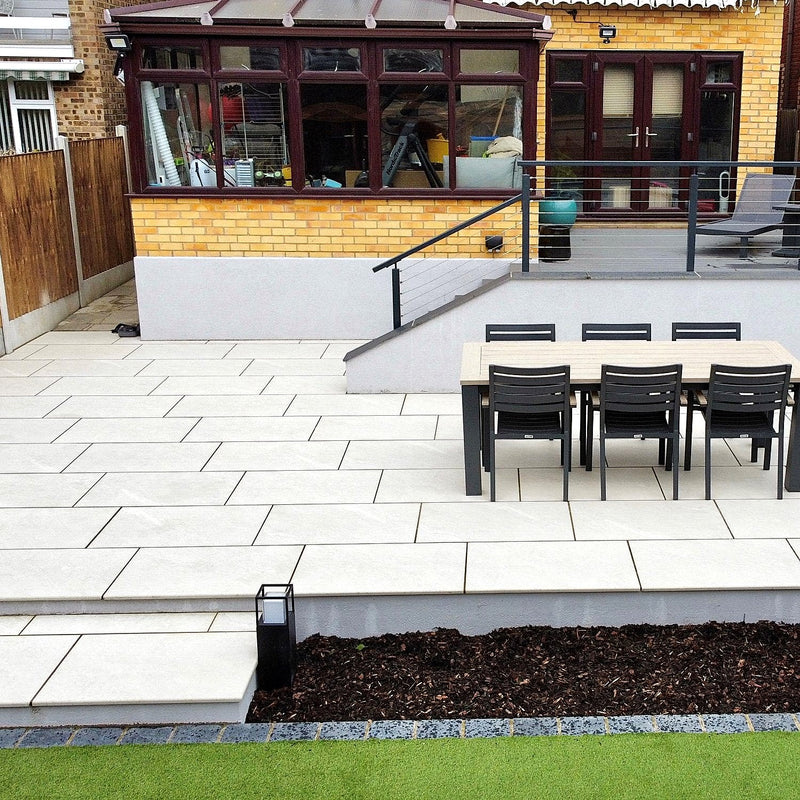 Load image into Gallery viewer, Himalayan - White Porcelain Paving Tiles - 900 x 600 x 20mm