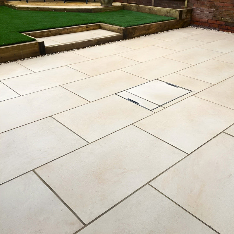 Load image into Gallery viewer, Castle - Beige Porcelain Paving Tiles - 900 x 600 x 20mm
