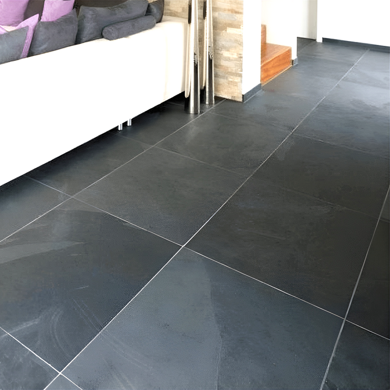Load image into Gallery viewer, Brazilian - Black Slate Paving - 600 x 600 x 20mm - Sawn & Riven