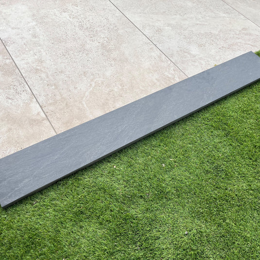 Carbon Anthracite - Black Porcelain Planks - 1200 x 148 x 20mm