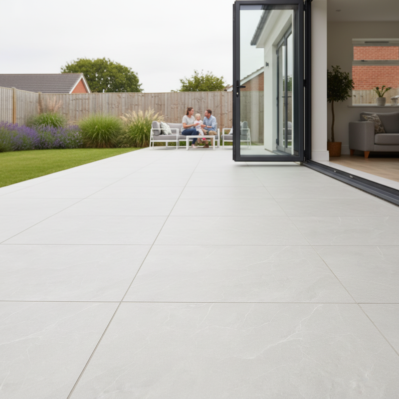 Load image into Gallery viewer, Ashford Avorio - Ivory Porcelain Paving Tiles - 900 x 900 x 20mm
