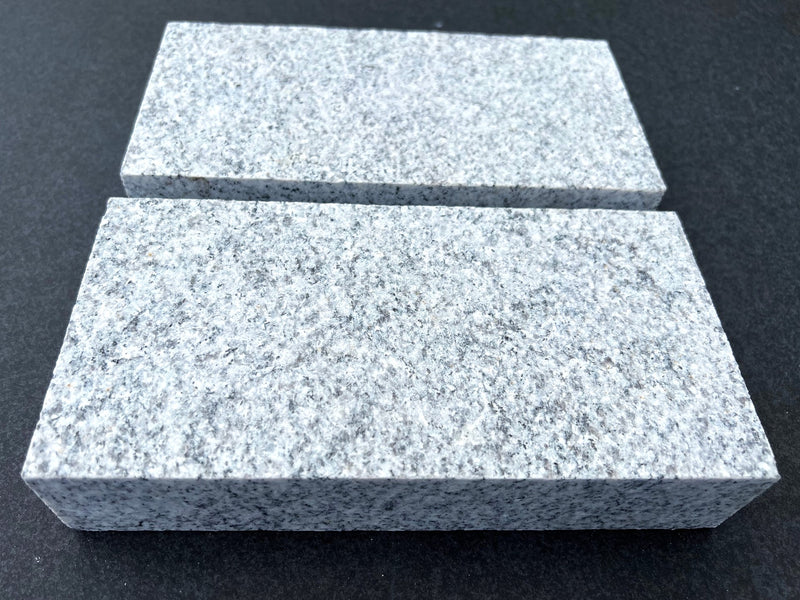 Load image into Gallery viewer, Light Grey Granite Block Paving - 200 x 100 x 40mm - Sawn & Flamed