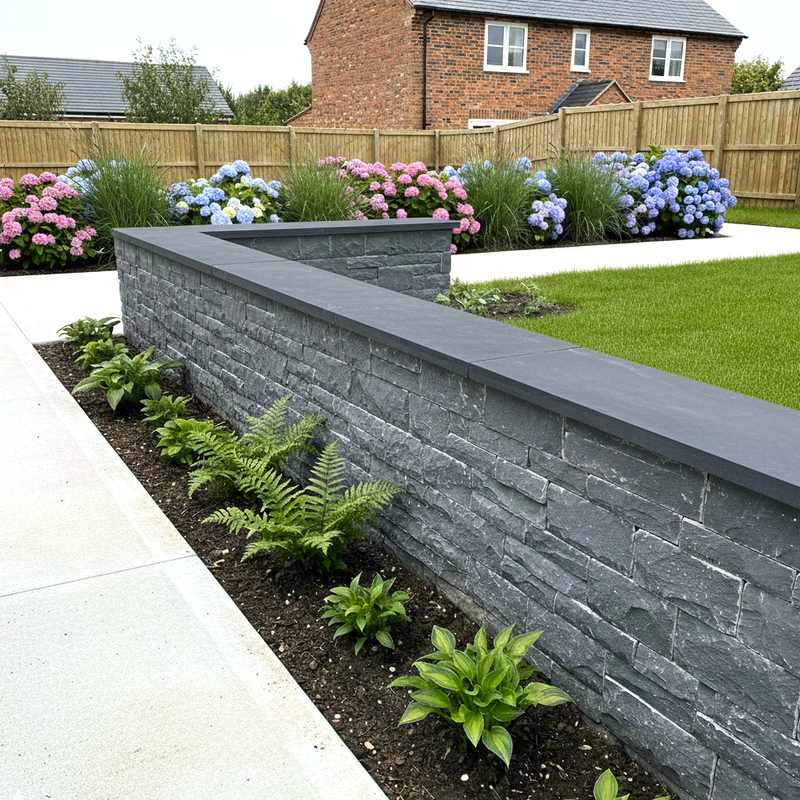 Load image into Gallery viewer, Brazilian - Black Slate Planks - 600 x 145 x 20mm - Sawn & Riven