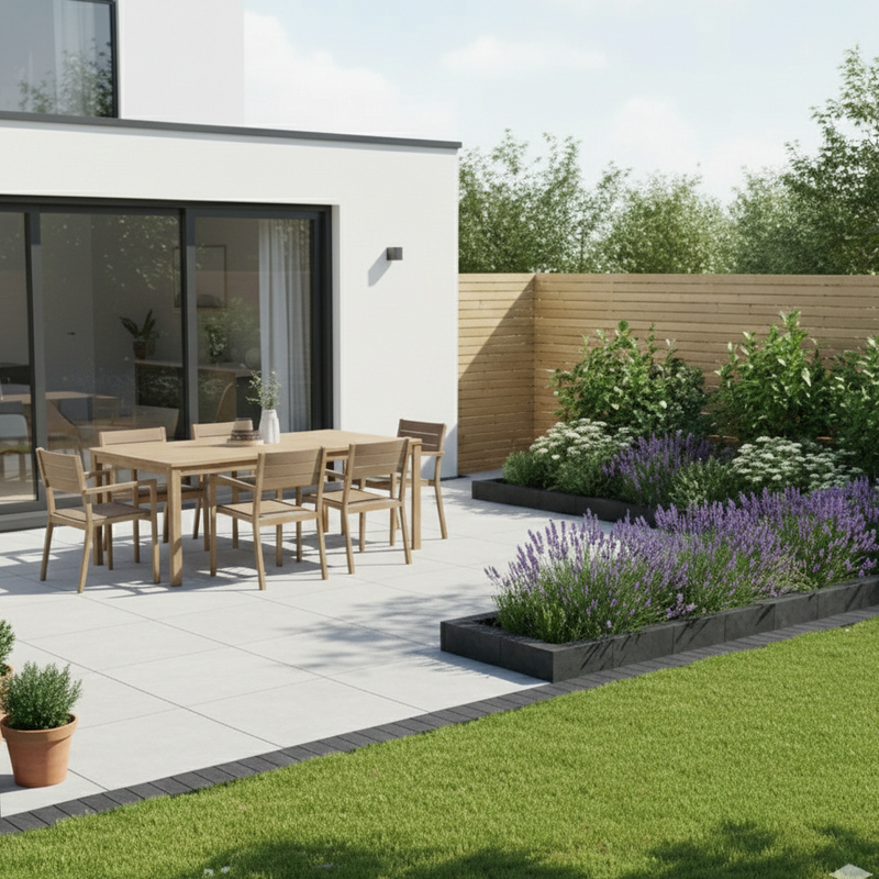 Load image into Gallery viewer, Anthracite - Black Porcelain Setts - 200 x 100 x 20mm