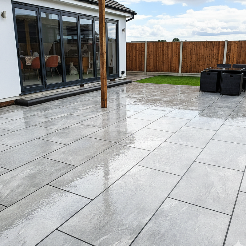 Load image into Gallery viewer, Mercury - Grey Porcelain Paving Tiles - 900 x 600 x 20mm