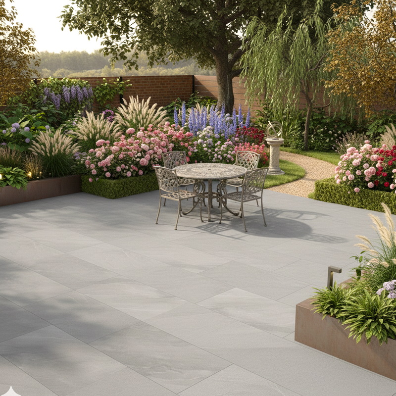 Load image into Gallery viewer, Titan - Grey Porcelain Paving Tiles - 1200 x 600 x 20mm
