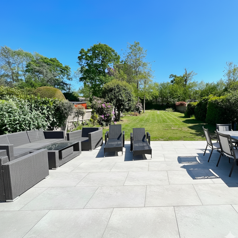 Load image into Gallery viewer, Castle - Grey Porcelain Paving Tiles - 900 x 600 x 20mm