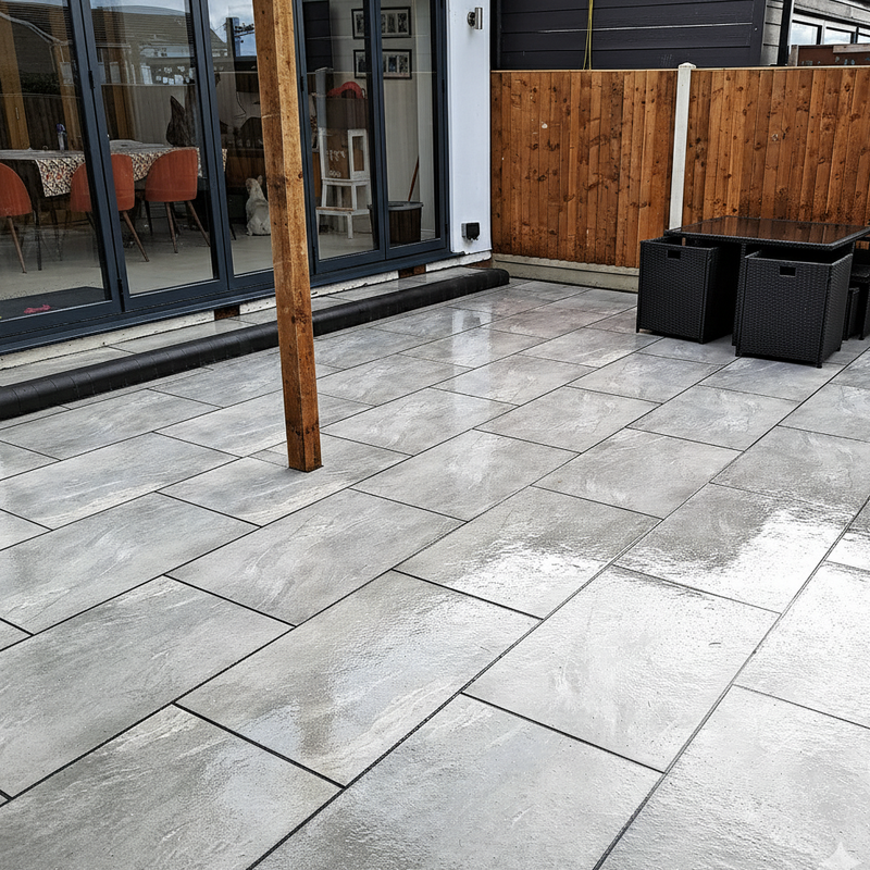 Load image into Gallery viewer, Mercury - Grey Porcelain Paving Tiles - 900 x 600 x 20mm