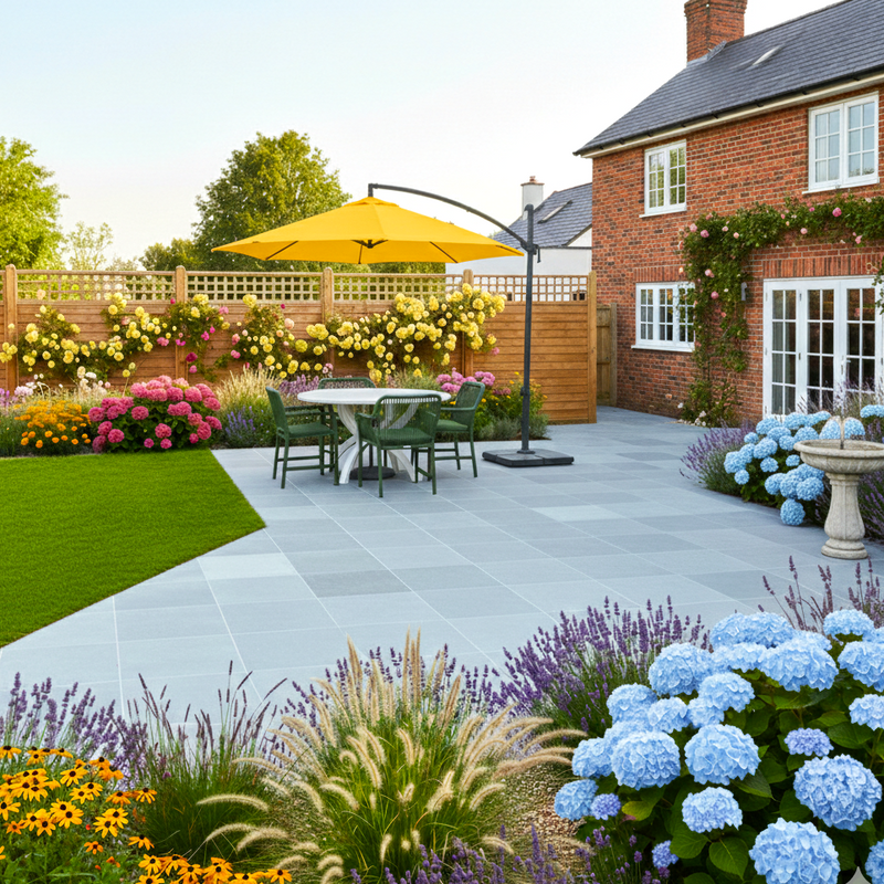 Load image into Gallery viewer, Brazilian - Grey Slate Paving - 600 x 600 x 20mm - Sawn & Riven