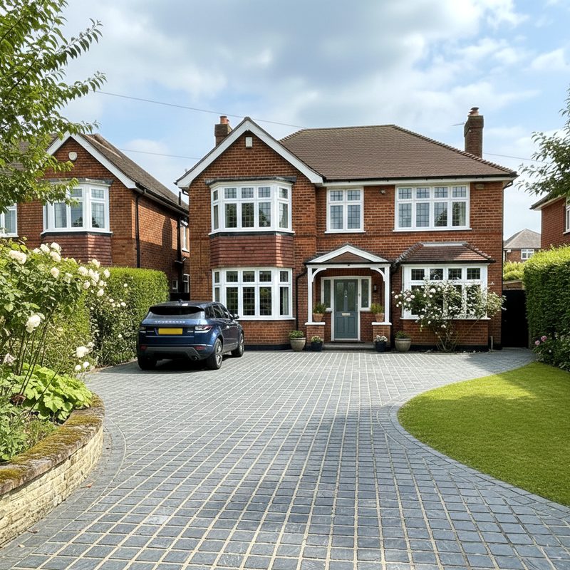 Load image into Gallery viewer, Dark Grey Granite Block Paving - 100 x 100 x 50mm - Sawn & Flamed