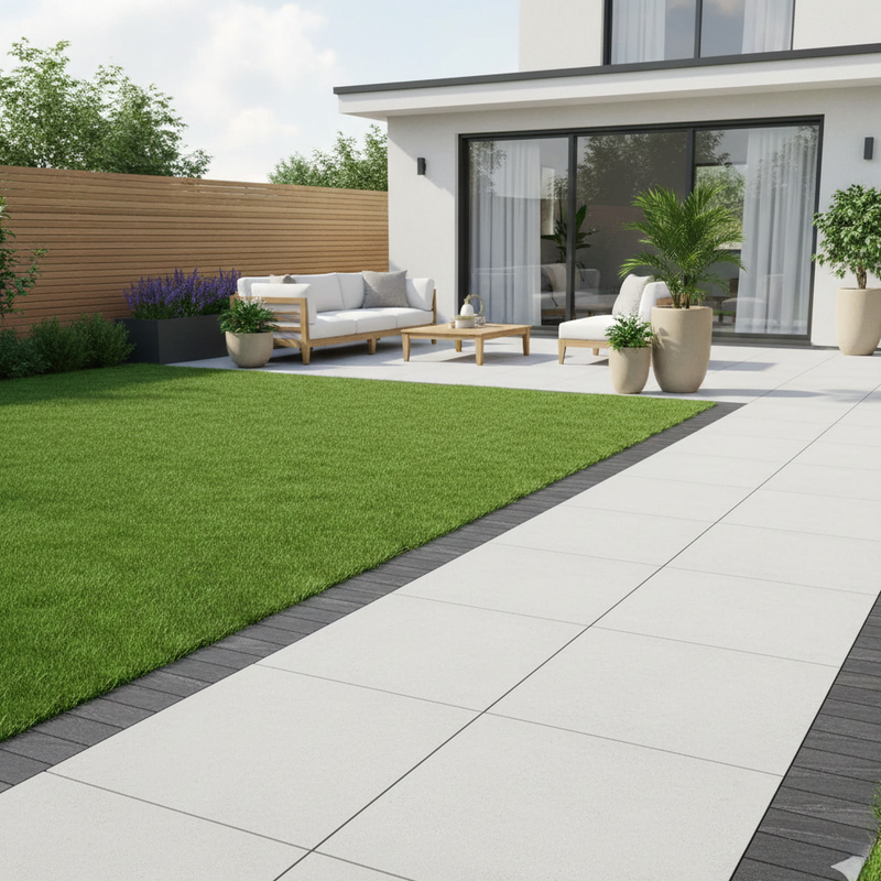 Load image into Gallery viewer, Anthracite - Black Porcelain Setts - 200 x 100 x 20mm