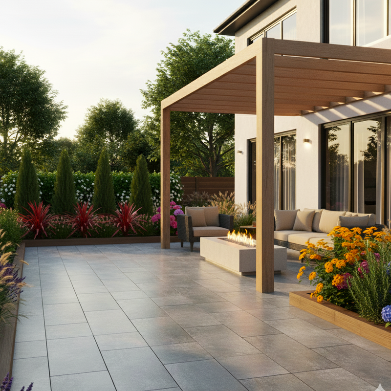 Load image into Gallery viewer, Himalayan - Black Porcelain Paving Tiles - 900 x 600 x 20mm