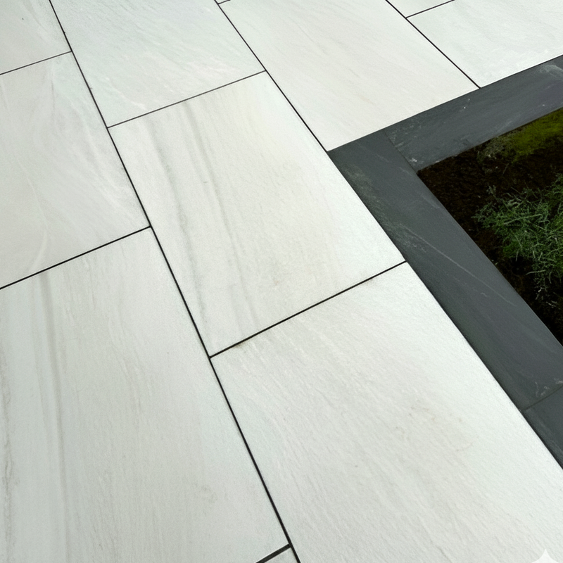 Load image into Gallery viewer, Everest Pearl - Grey Porcelain Paving Tiles - 900 x 600 x 20mm