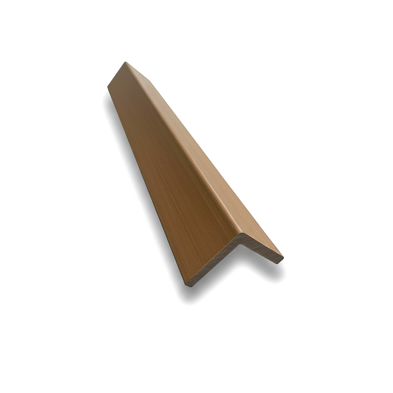 Load image into Gallery viewer, Slatted Spiced Cedar - Brown Composite Cladding - L Trim - 2200 x 49.25 x 49.25 mm