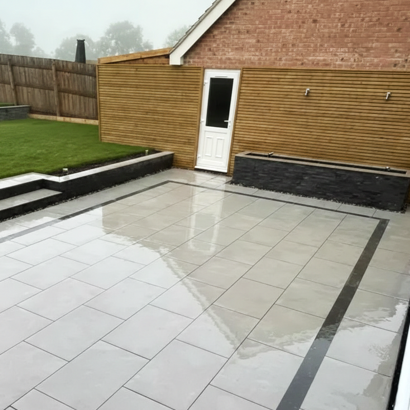 Load image into Gallery viewer, Carbon Anthracite - Black Porcelain Planks - 1200 x 148 x 20mm