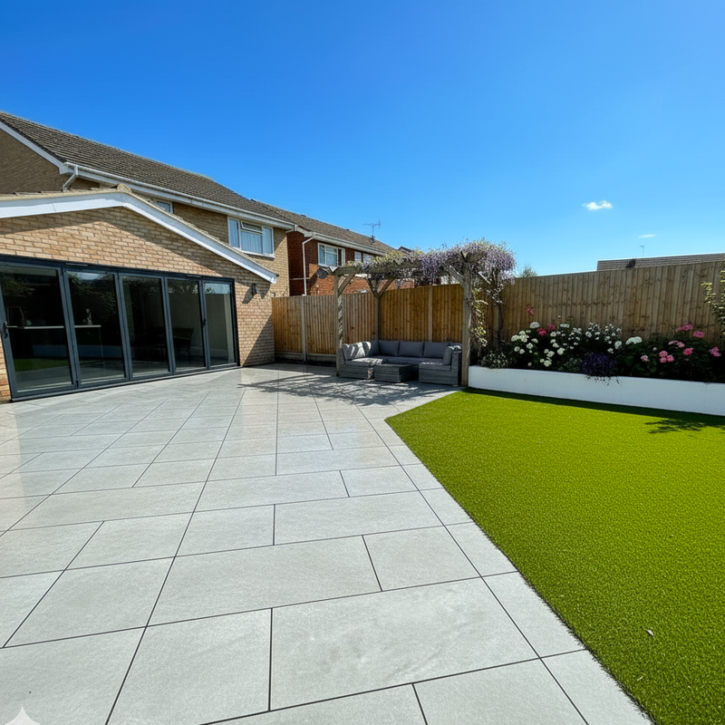 Load image into Gallery viewer, Castle - Grey Porcelain Paving Tiles - 900 x 600 x 20mm