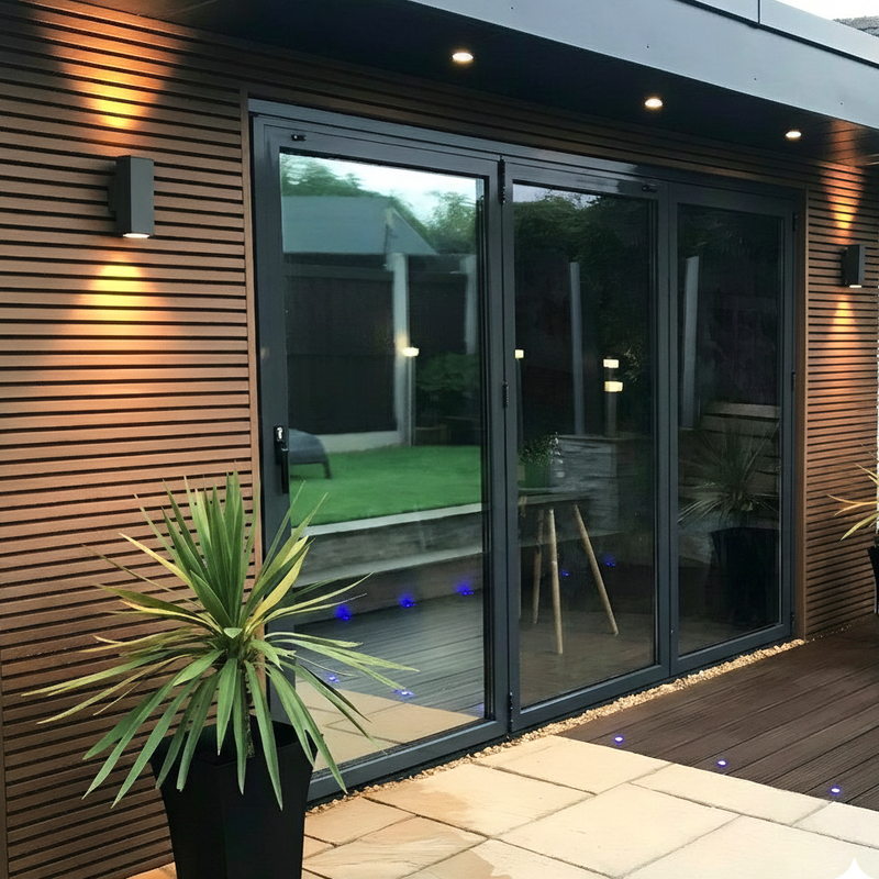 Load image into Gallery viewer, Slatted Walnut - Brown Composite Cladding - L Trim - 2200 x 49.25 x 49.25 mm