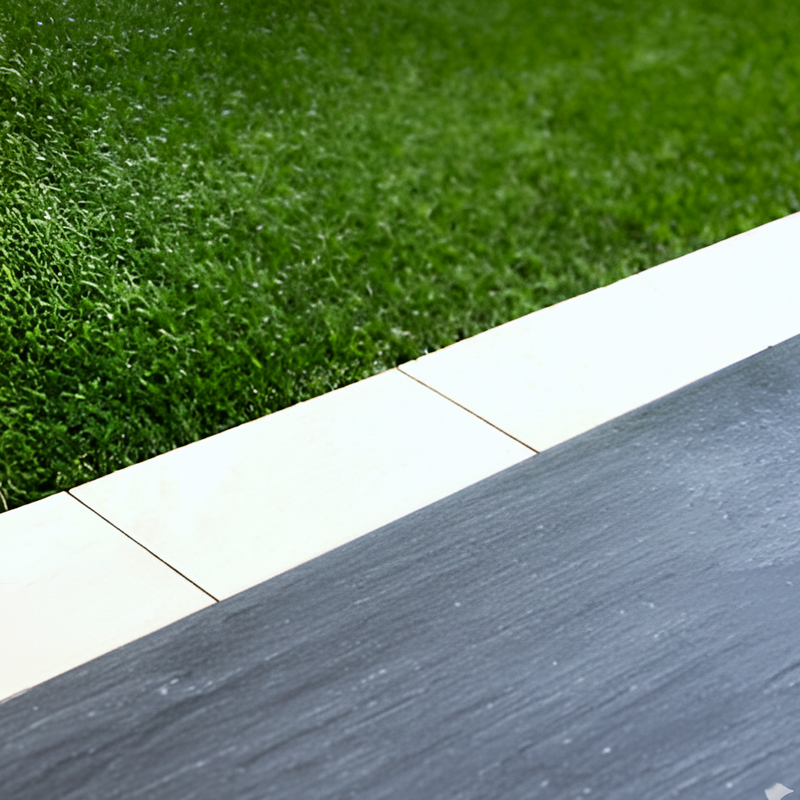 Load image into Gallery viewer, Quartz - White Porcelain Setts - 200 x 100 x 20mm