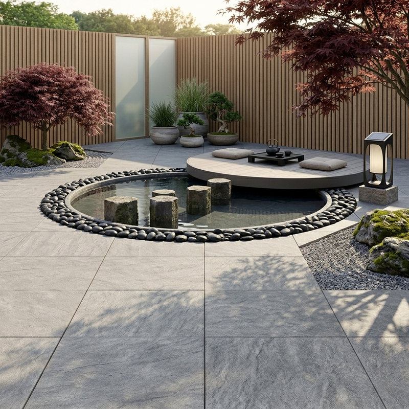 Load image into Gallery viewer, Rasa - Grey Porcelain Paving Tiles - 900 x 600 x 20mm