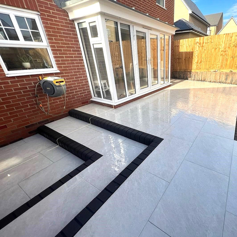 Load image into Gallery viewer, Himalayan - White Porcelain Paving Tiles - 900 x 600 x 20mm