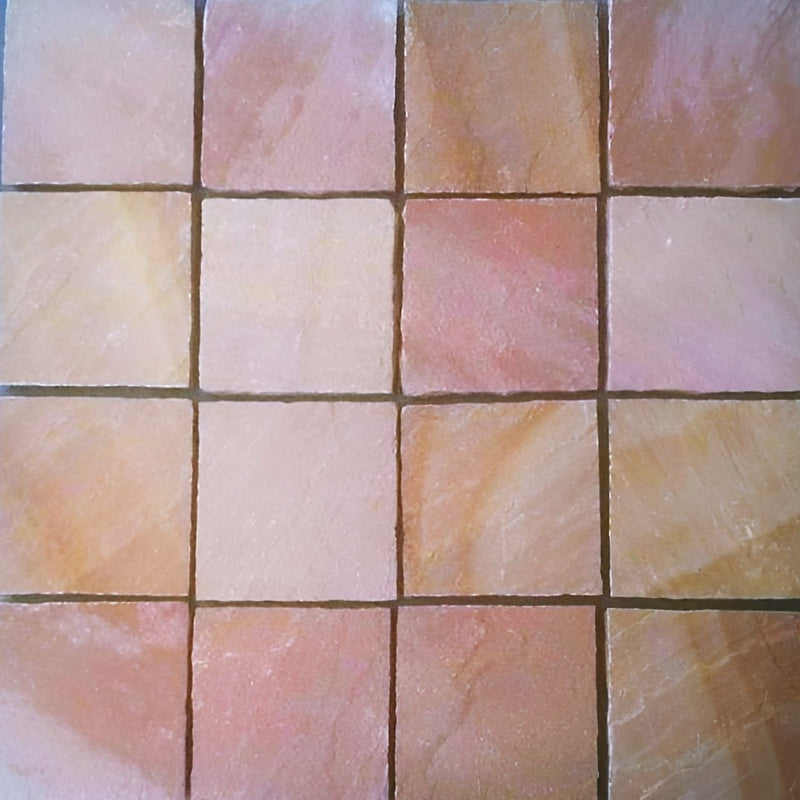 Load image into Gallery viewer, Modak Indian Sandstone Setts - 135 x 135 x 25-35mm