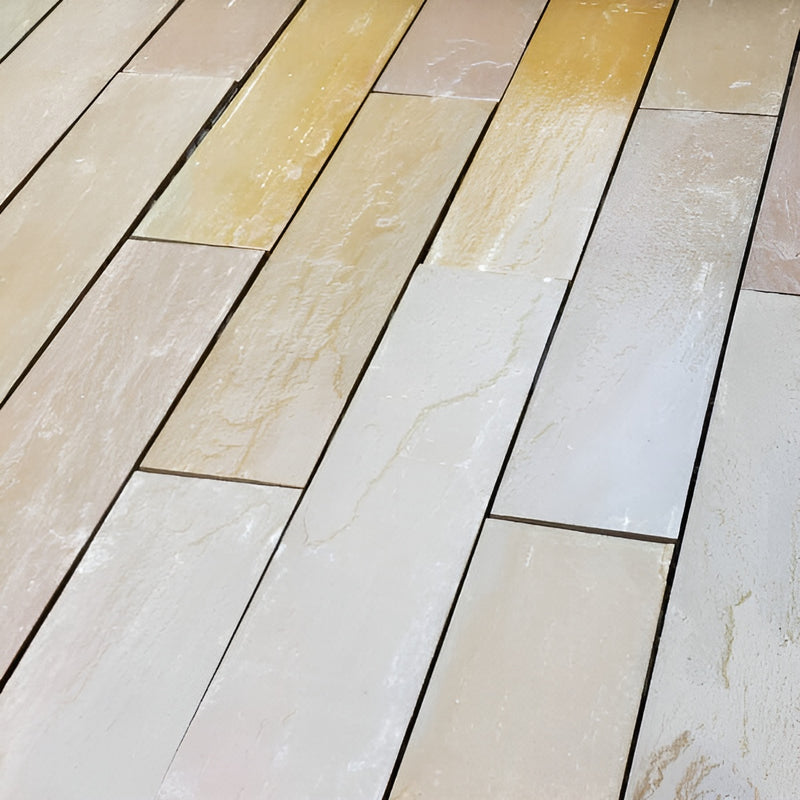 Load image into Gallery viewer, Raj Green Indian Sandstone Planks - 900 x 150 x 22mm - Sawn & Honed