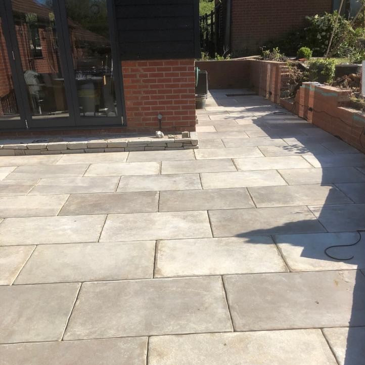 Load image into Gallery viewer, Rustico Sabbia - Beige Porcelain Paving Tiles - 900 x 600 x 20mm