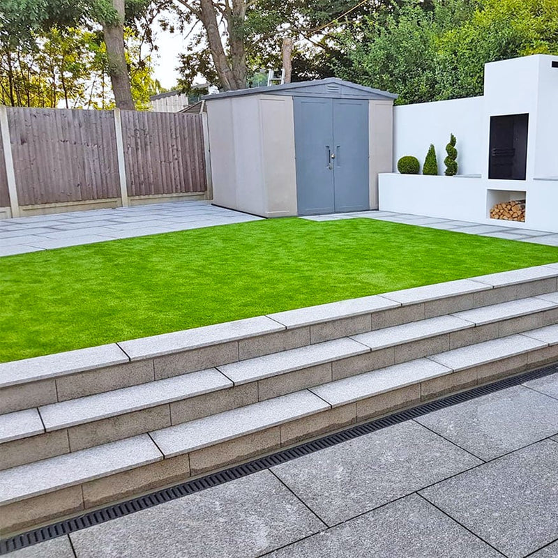 Load image into Gallery viewer, Light Grey Granite Planks - 900 x 150 x 20mm - Sawn & Flamed