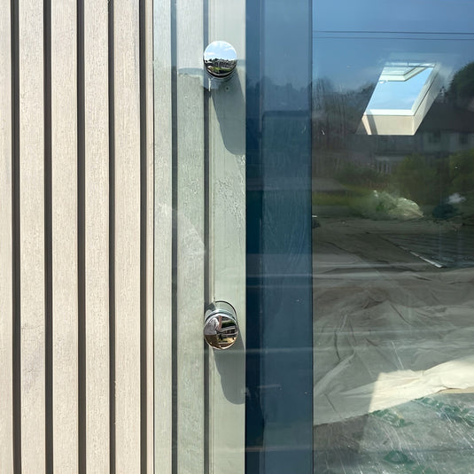 Slatted Misty Wood - Grey & Brown Composite Cladding - Cladding Board - 2500 x 200 x 26 mm