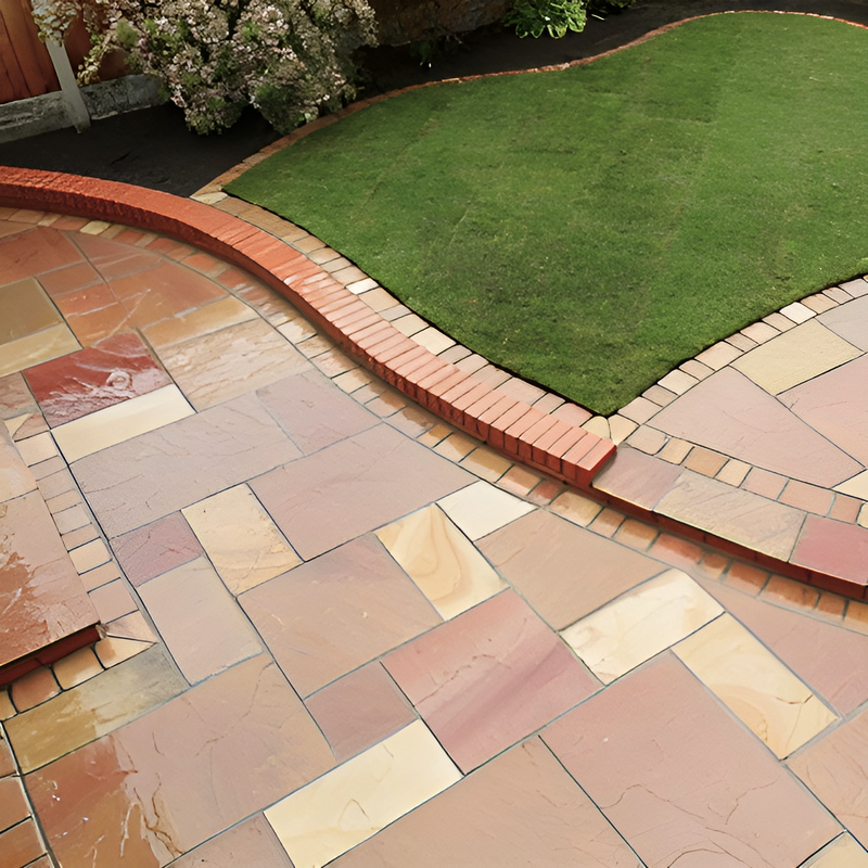 Load image into Gallery viewer, Modak Indian Sandstone Setts - 135 x 135 x 25-35mm