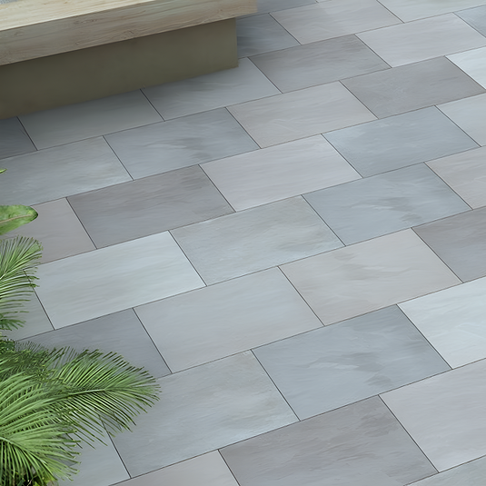Raj - Green Porcelain Paving Tiles - 900 x 600 x 20mm