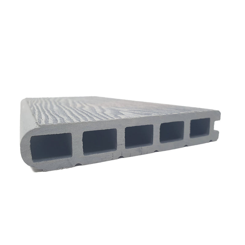 Load image into Gallery viewer, Soho Slate - Grey Composite Decking - Bullnose Decking Board - 3600 x 140 x 25 mm