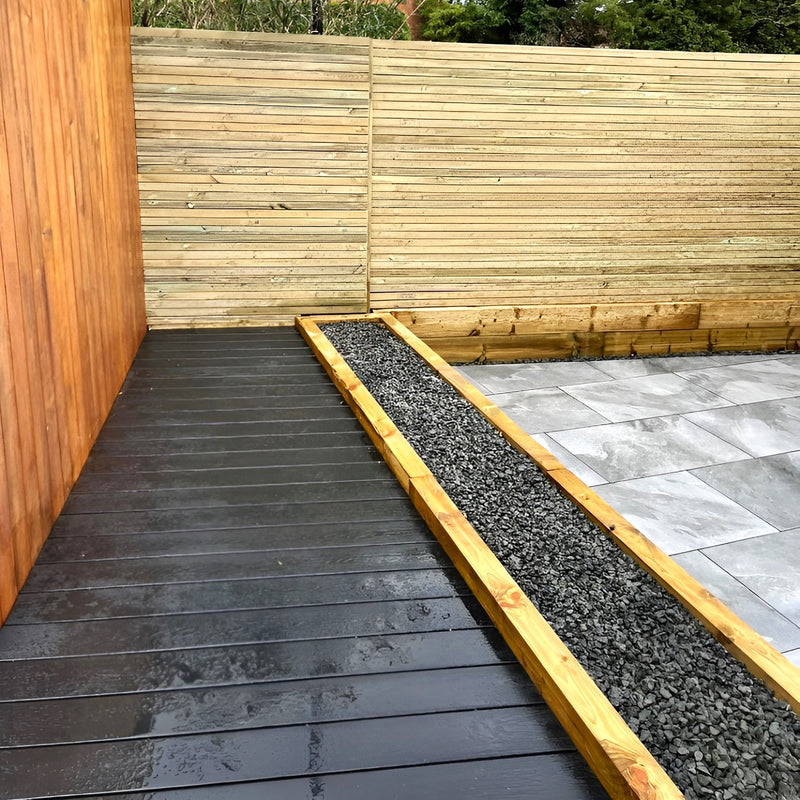 Load image into Gallery viewer, Soho Charcoal - Black Composite Decking - Decking Board - 3600 x 146 x 25 mm