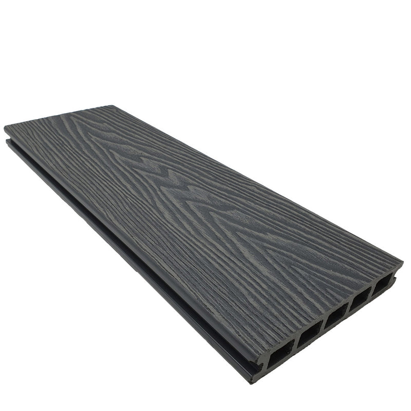 Load image into Gallery viewer, Soho Charcoal - Black Composite Decking - Decking Board - 3600 x 146 x 25 mm