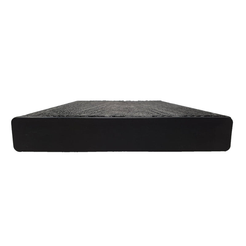 Load image into Gallery viewer, Soho Charcoal - Black Composite Decking - End Cap - 147 x 24 x 17 mm