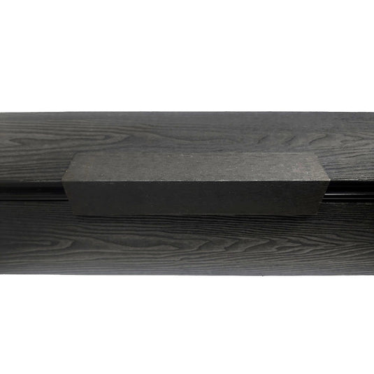 Soho Charcoal - Black Composite Decking - Edging Trim - 3600 x 50 x 50 mm