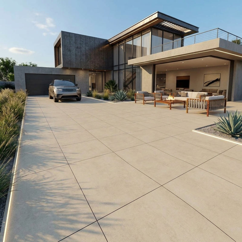 Load image into Gallery viewer, Ark Ivory - Beige Porcelain Paving Tiles - 600 x 600 x 20mm
