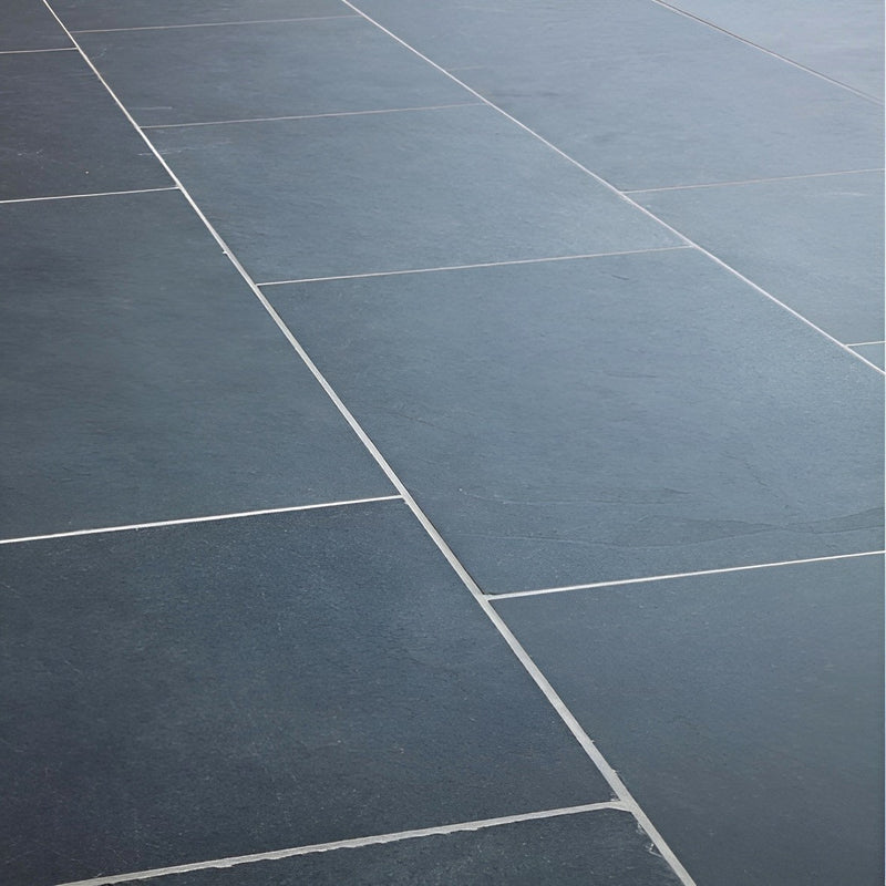 Load image into Gallery viewer, Brazilian - Black Slate Paving - 600 x 600 x 20mm - Sawn & Riven