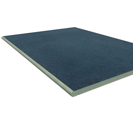 Slate Noir - Black Porcelain Paving Tiles - 900 x 600 x 20mm - Bullnose Edge