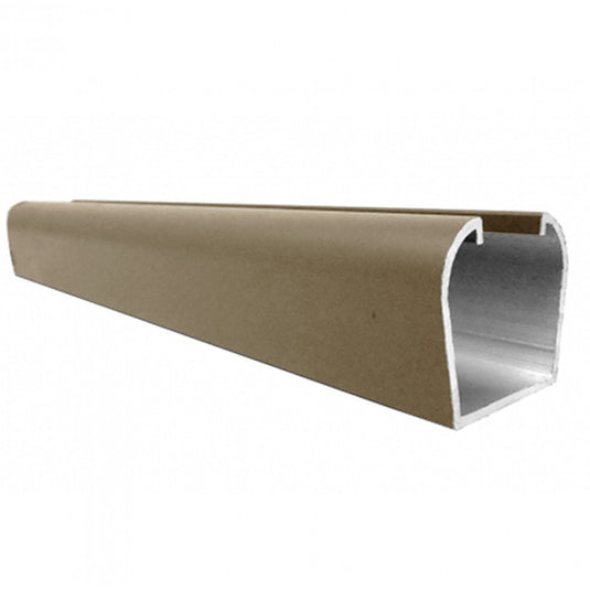 Maple - Brown Premium Composite Fencing - Aluminium Insert - 1830 x 40 x 40mm