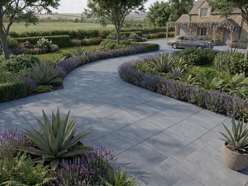 Load image into Gallery viewer, Danish - Grey Porcelain Paving Tiles - 600 x 600 x 20mm - CLEARANCE