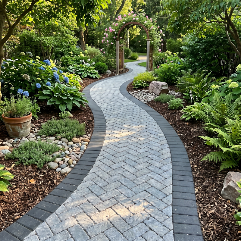 Load image into Gallery viewer, Dark Grey Granite Block Paving - 200 x 100 x 100mm - Sawn, Tumbled & Honed