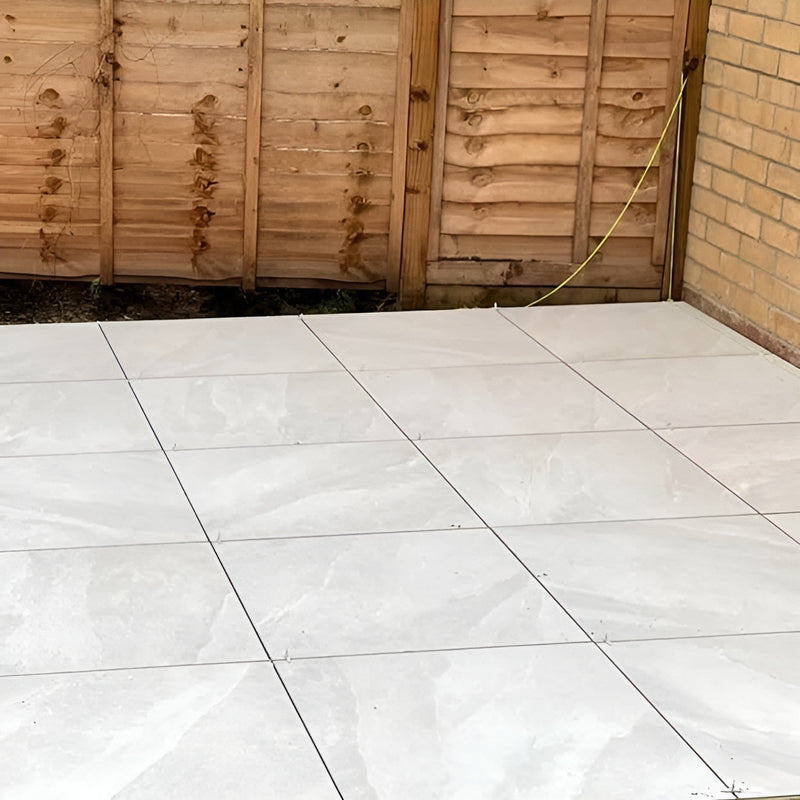 Load image into Gallery viewer, Etna - White Porcelain Paving Tiles - 600 x 600 x 20mm