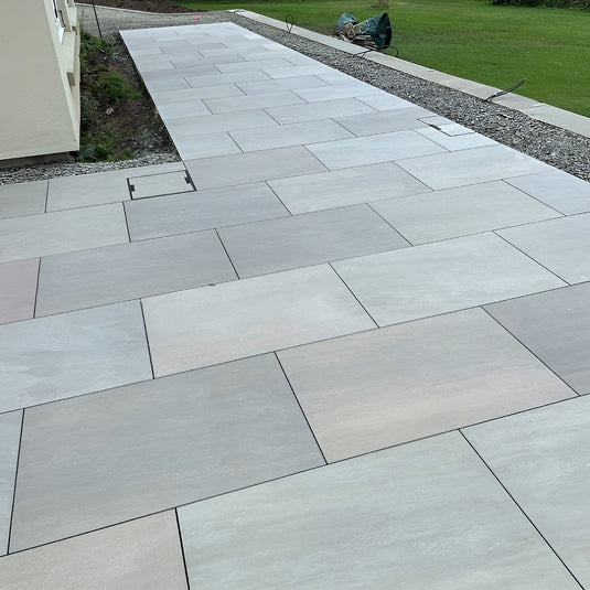 Raj - Green Porcelain Paving Tiles - 900 x 600 x 20mm