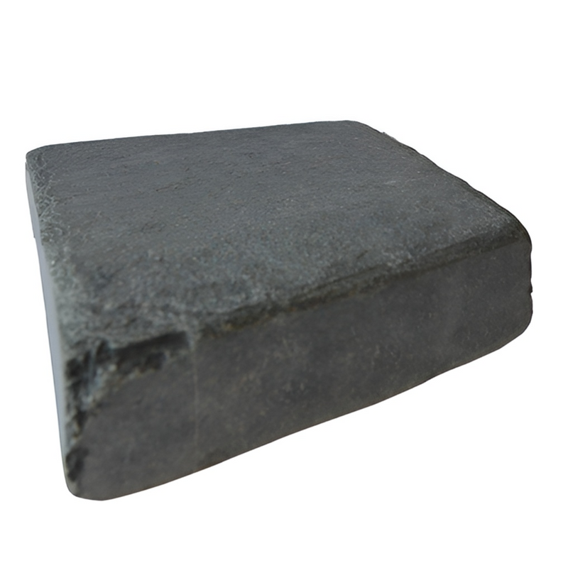 Load image into Gallery viewer, Kota Black Limestone Block Paving - 200 x 150 x 50mm - Sawn, Tumbled & Riven