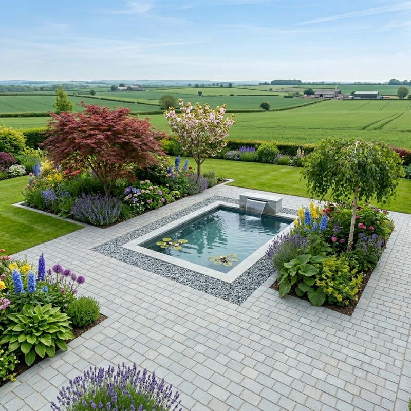 Load image into Gallery viewer, Kandala - Grey Porcelain Setts - 200 x 100 x 20mm