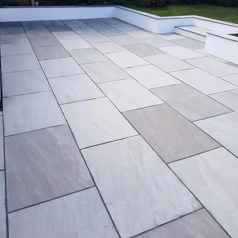 Load image into Gallery viewer, Kandala Grey Indian Sandstone Paving - 900 x 600 x 22mm - Hand Cut & Riven