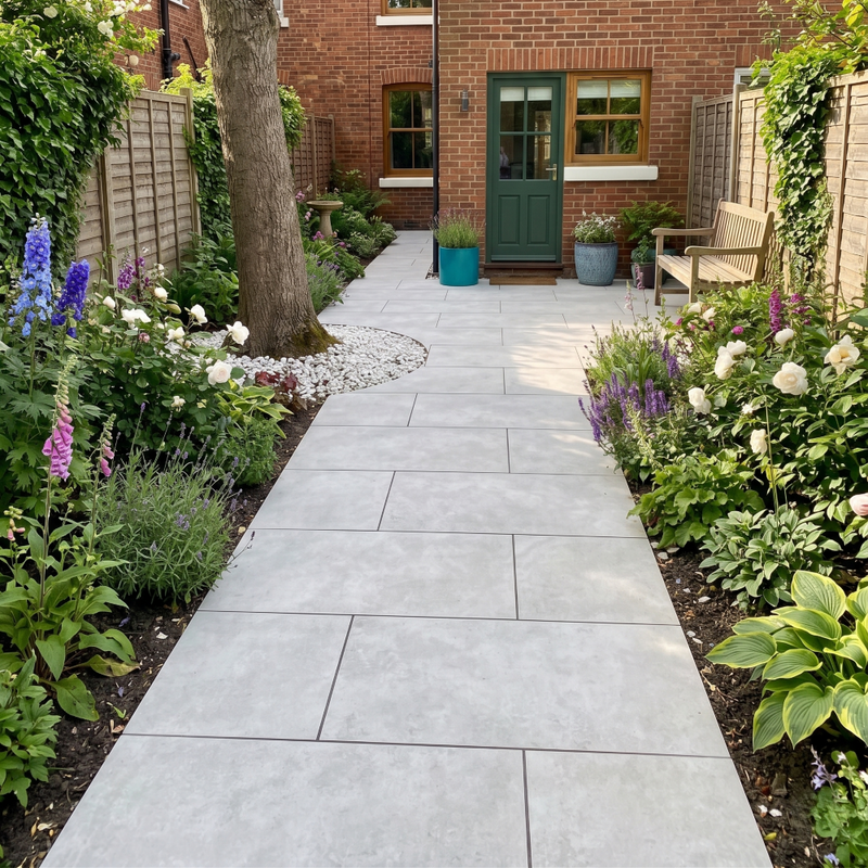 Load image into Gallery viewer, Luna Off - White Porcelain Paving Tiles - 1200 x 600 x 20mm