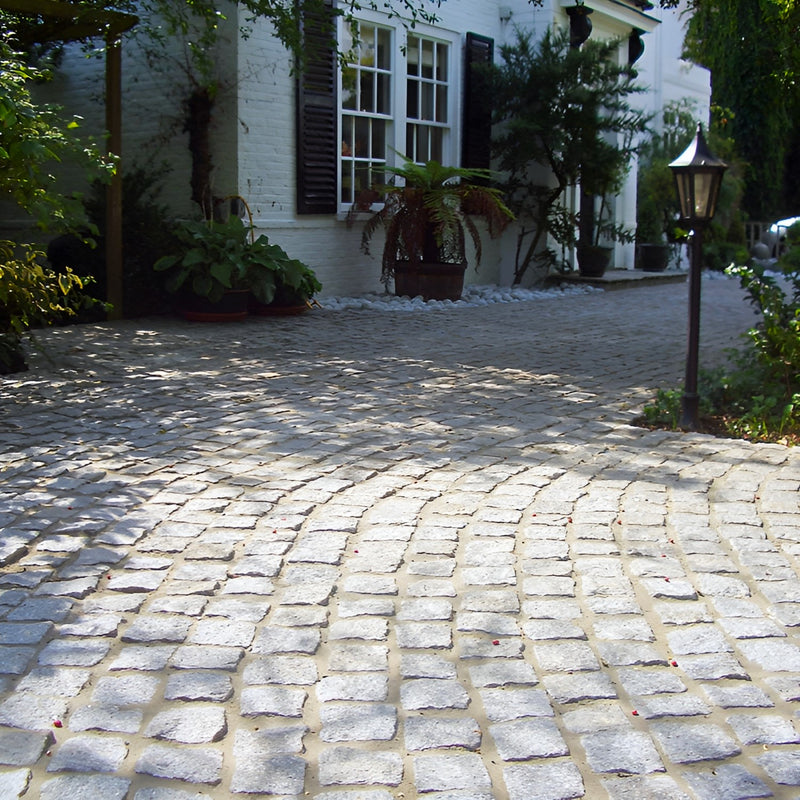 Load image into Gallery viewer, Light Grey Granite Cobbles - 100 x 100 x 60mm